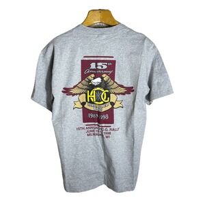 VTG Harley Davidson HOG 15th Anniversary Graphic Tee T-Shirt Men's Sz XL EUC